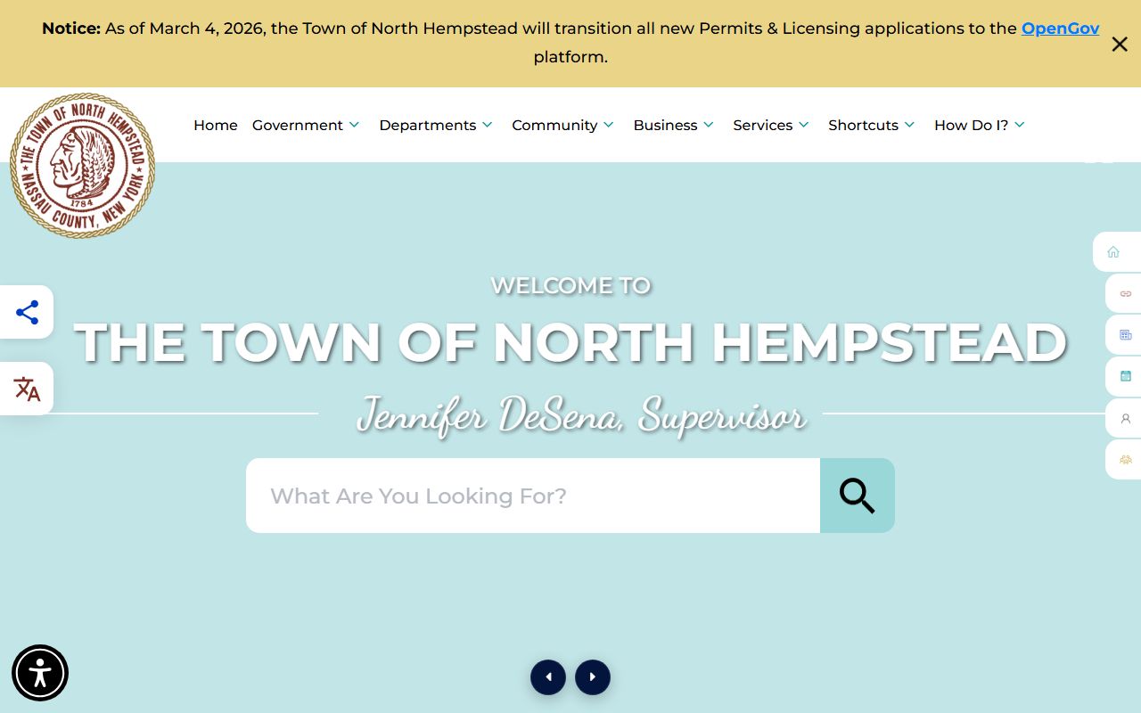 North Hempstead Town Clerk website for North Hempstead bankruptcy records