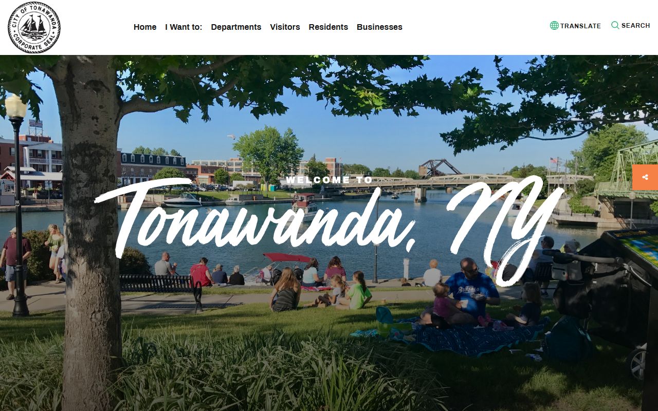City of Tonawanda website for Tonawanda bankruptcy records information