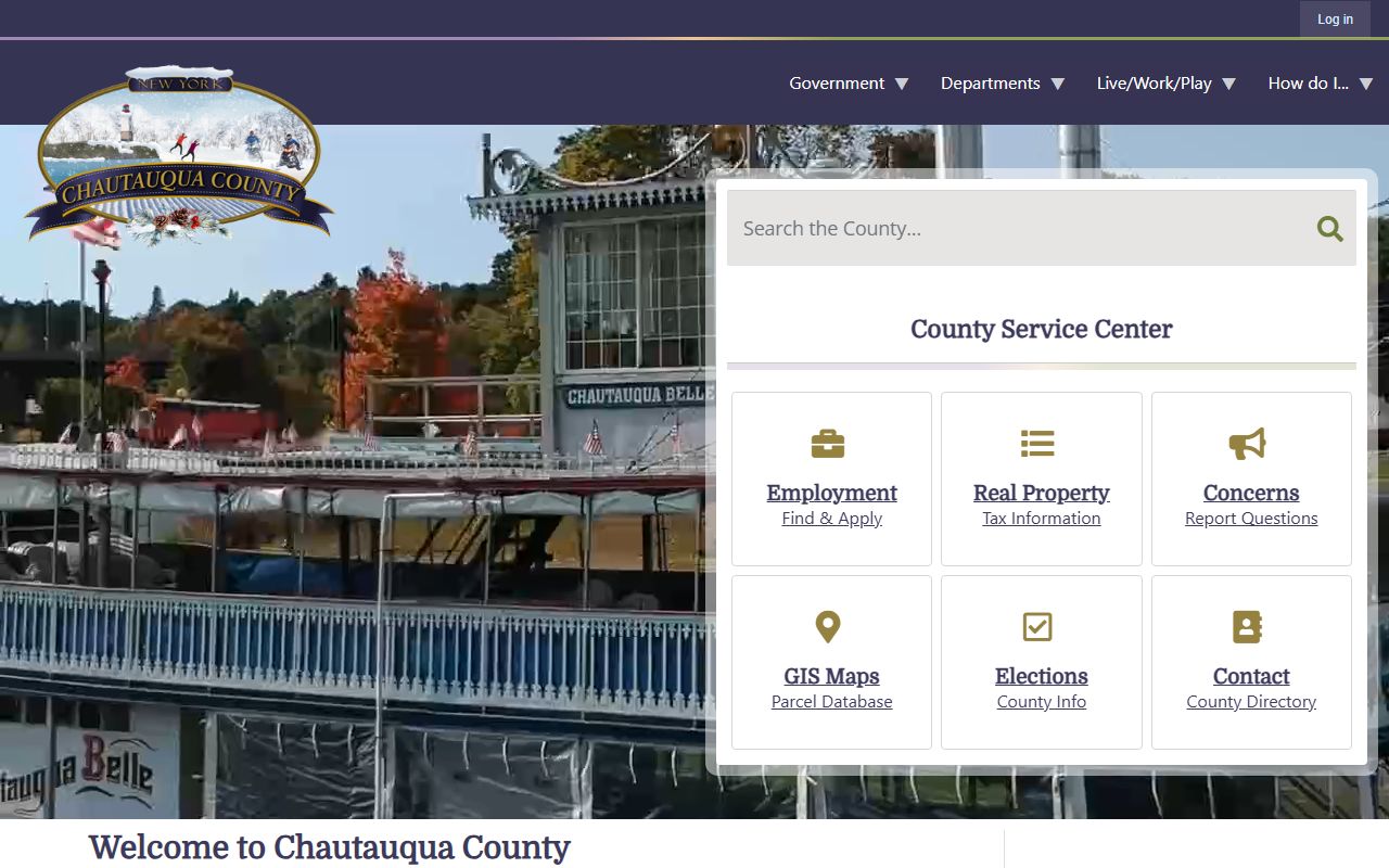 Chautauqua County website for bankruptcy records research