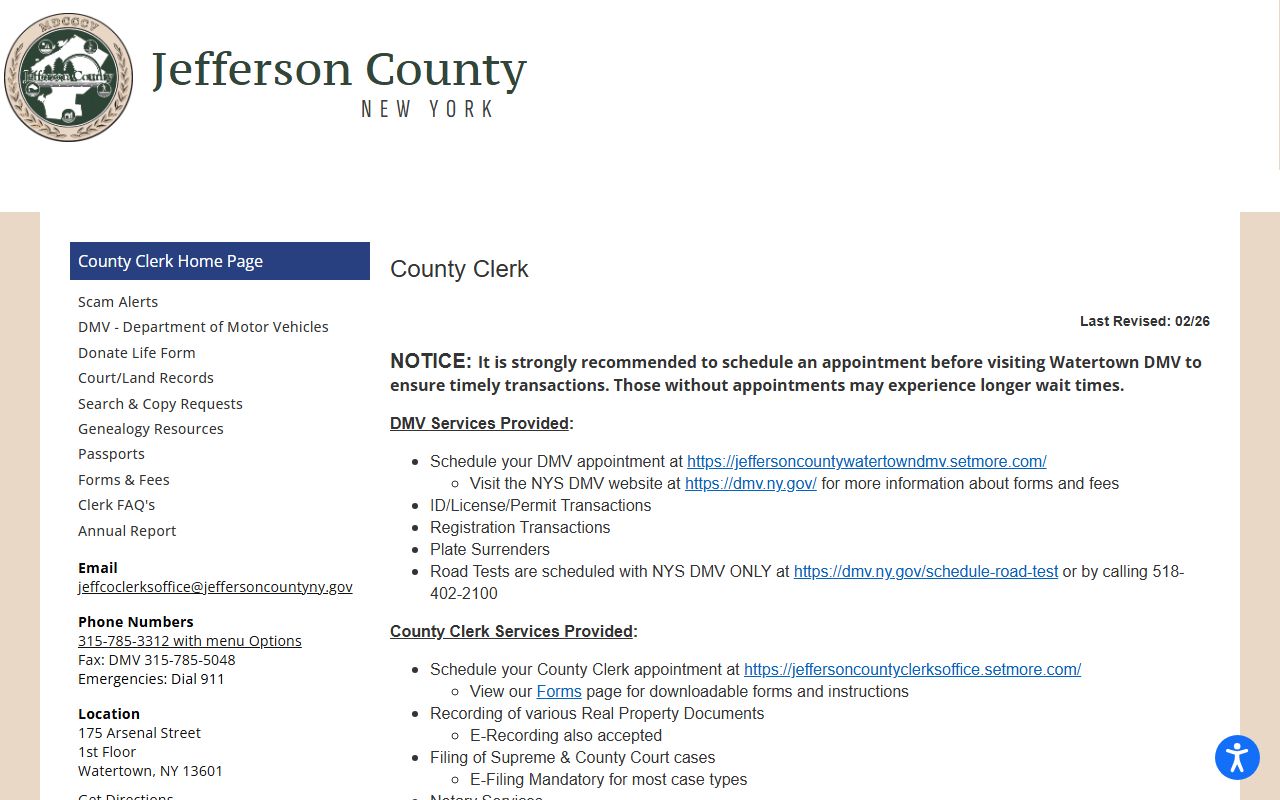 Jefferson County Clerk office for Jefferson County bankruptcy records